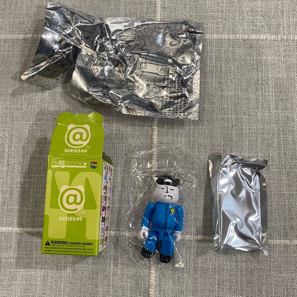 Bearbrick Series 49 Monopoly Jail Variant Brick and Card be@rbrick go to jail